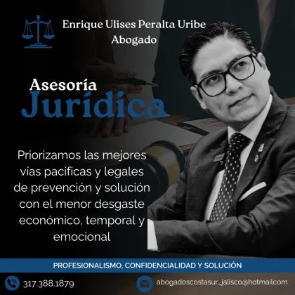 Abogado Enrique Ulises Peralta Uribe