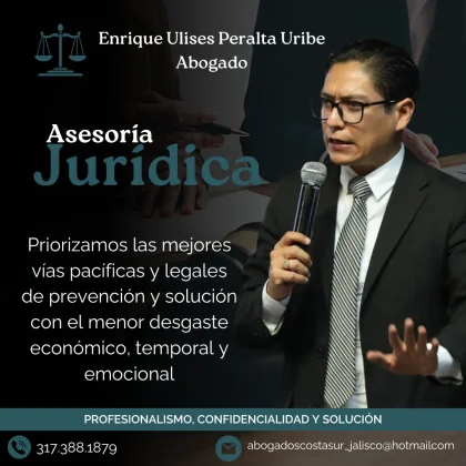 Abogado Enrique Ulises Peralta Uribe