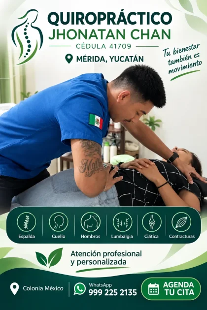 Quiropractico en Merida Yucatan