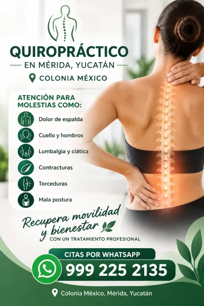 Quiropractico en Merida Yucatan