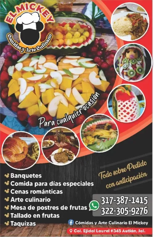 Comidas y Arte Culinario el Mickey