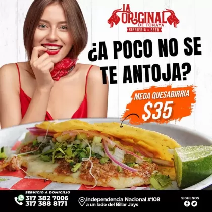 La Original de Tonaya Birrieria & Beer