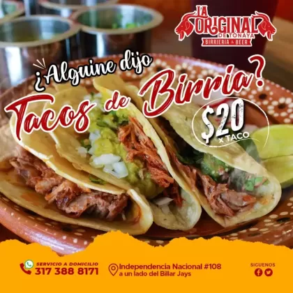 La Original de Tonaya Birrieria & Beer